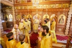 Архиерейское богослужение в престольный праздник в обители благоверного князя Александра Невского