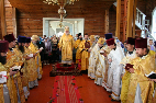 Божественная литургия в храме святителя Николая с. Сыреси Порецкого района