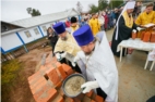 Митрополит Савватий совершил чин основания храма в честь святых апостолов Петра и Павла с. Синьялы